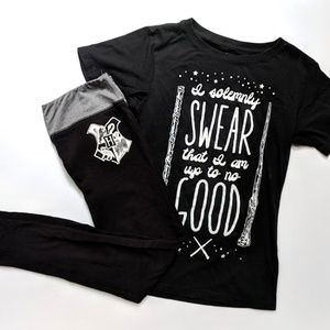 Girls Juniors Harry Potter Graphic Tee & Leggings